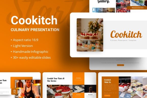 Cookitch: A Culinary Template for Any Professional Presentation