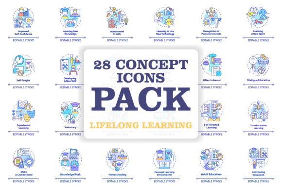 Exploring the Lifelong Learning Concept Icons Bundle: A Comprehensive Guide