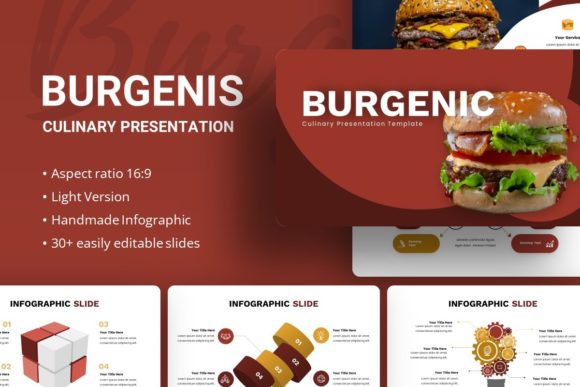 Exploring the Versatility and Features of Burgenic Culinary Presentation Template