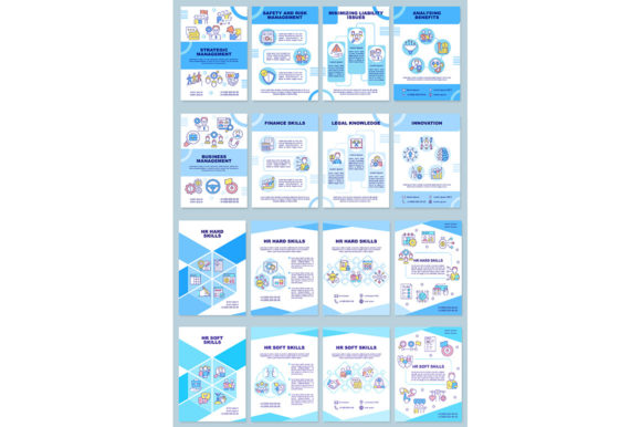 HR Skills Brochure Templates for Professional Recruitment