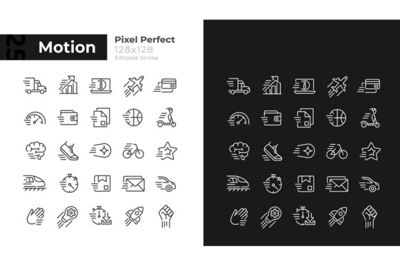 Motion Pixel Perfect Linear Icons Set: A Comprehensive Guide