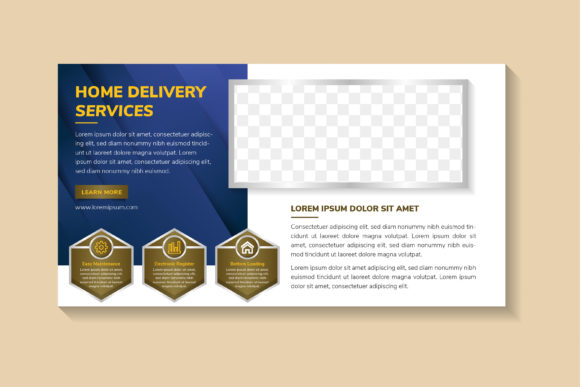 Transform Your Online Delivery Service with a Horizontal Banner
