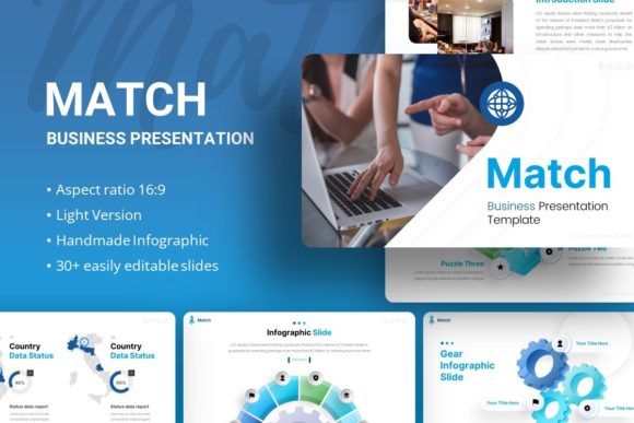 Unlocking Creativity and Professionalism with Presentation Template - Match